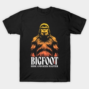 Big Foot Hide and Seek Master T-Shirt